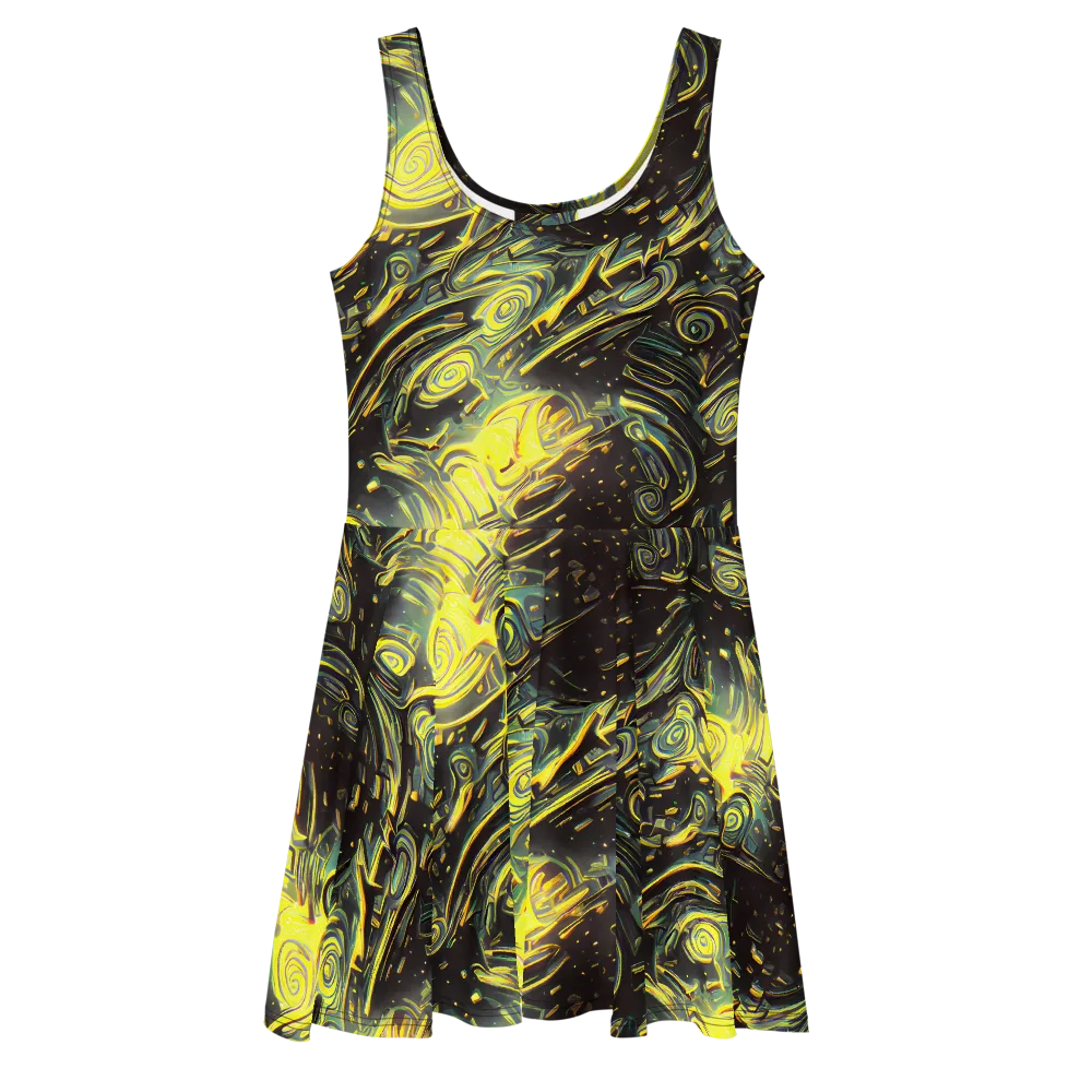 Eversen Whirl on Skater Dress — Front
