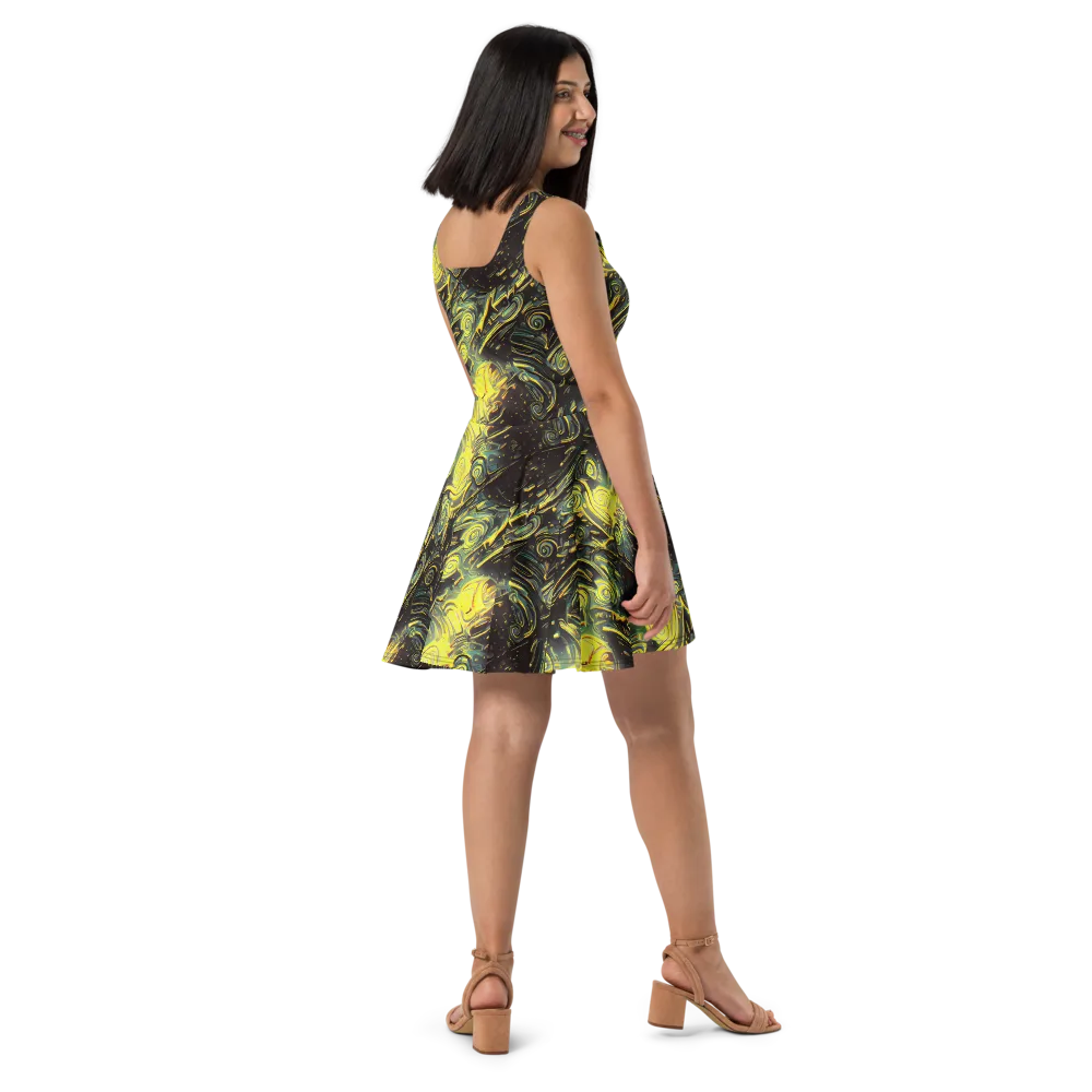 Eversen Whirl on Skater Dress — Right