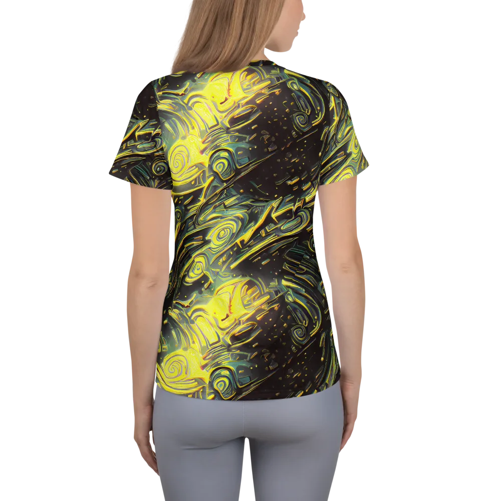 Eversen Whirl on Women's Athletic T-Shirt — Back