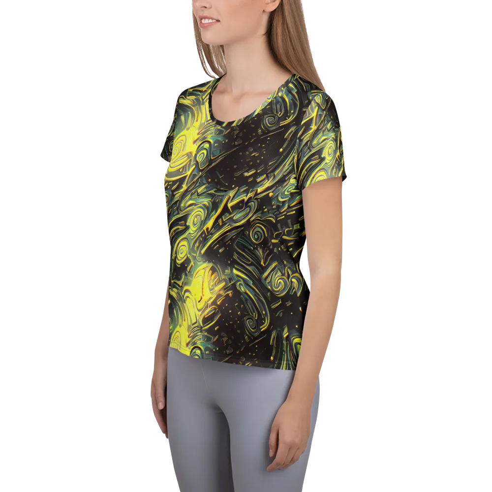 Eversen Whirl on Women's Athletic T-Shirt — Left