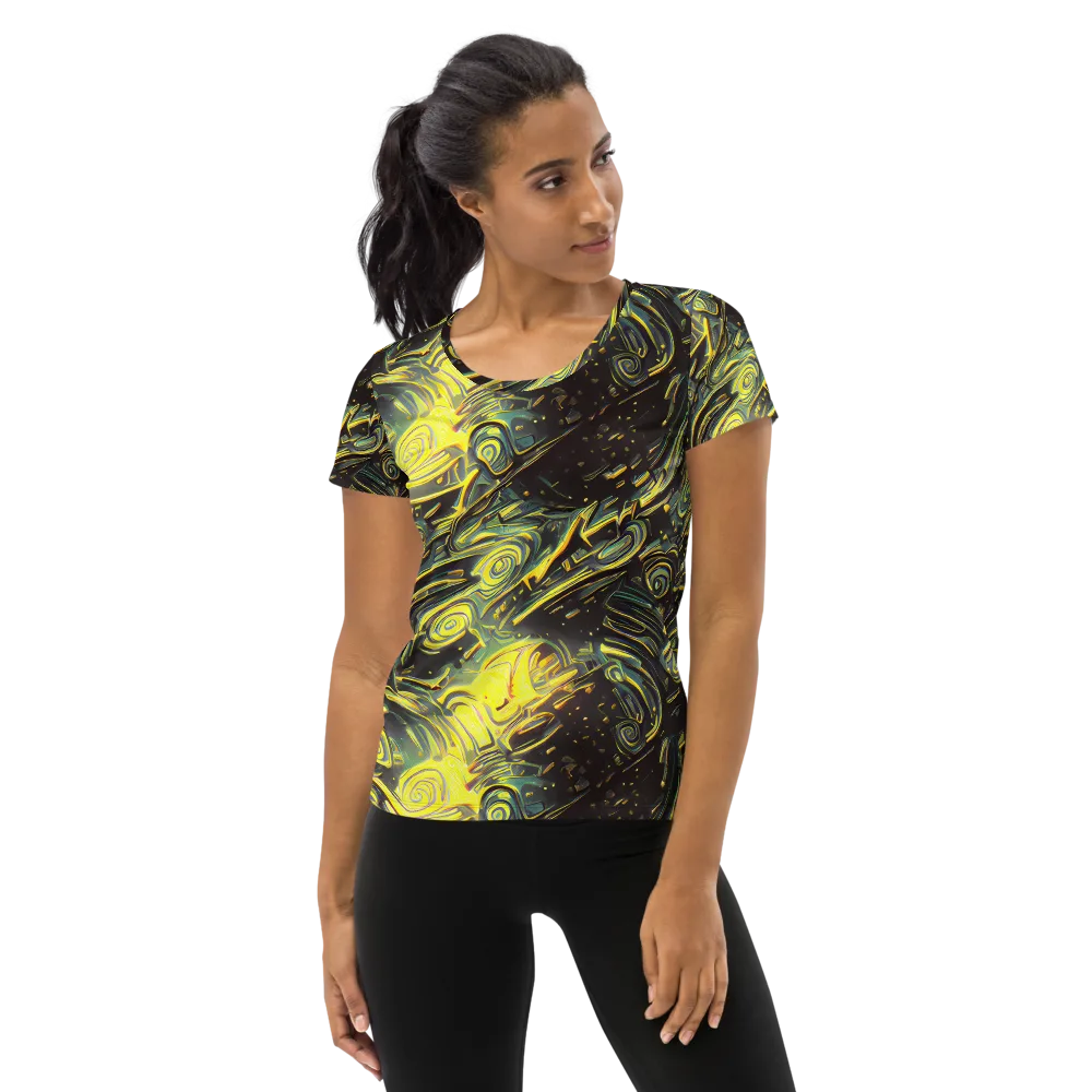Eversen Whirl on Women's Athletic T-Shirt — Front
