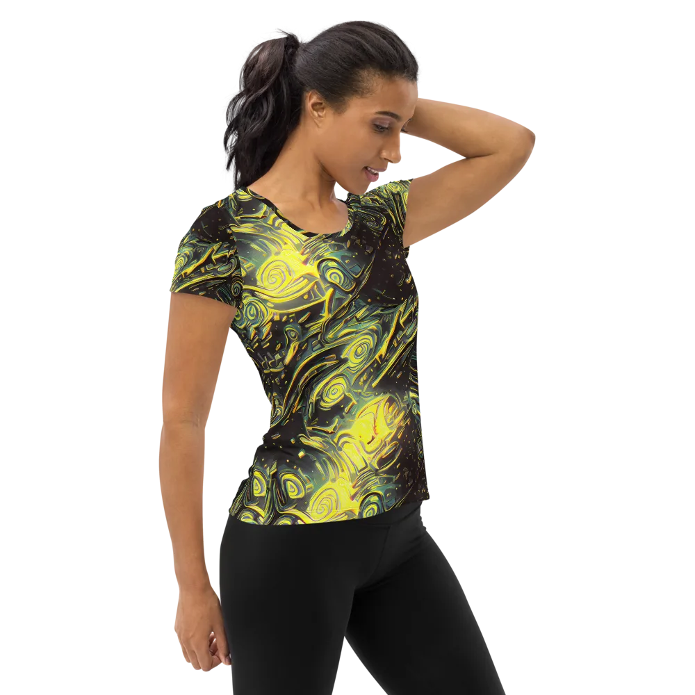 Eversen Whirl on Women's Athletic T-Shirt — Right