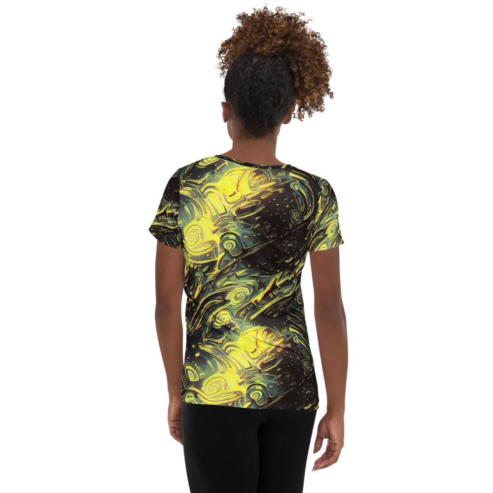 Eversen Whirl on Women's Athletic T-Shirt — Back