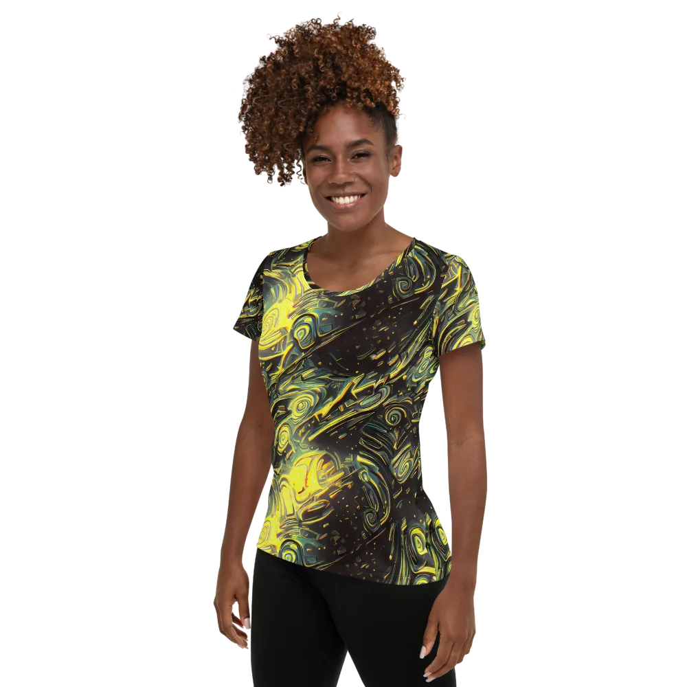 Eversen Whirl on Women's Athletic T-Shirt — Left