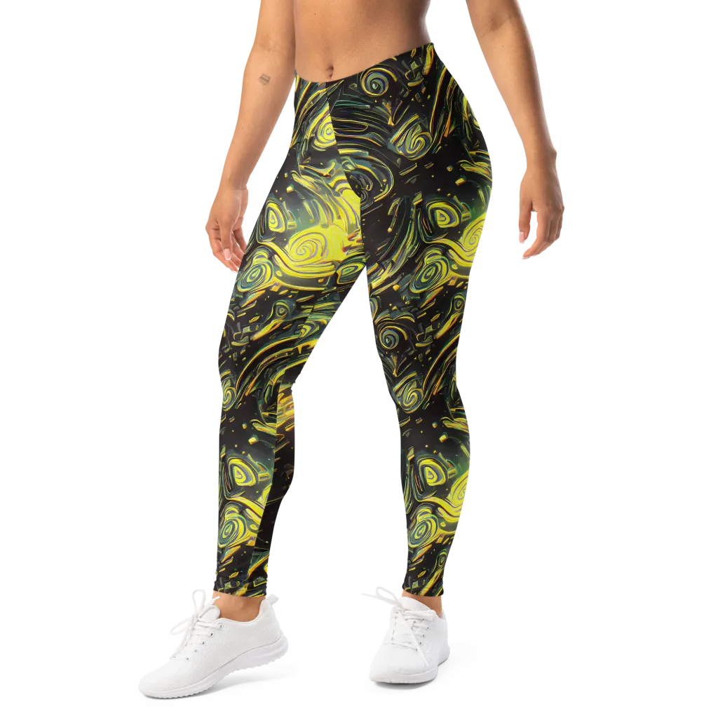 Eversen Whirl on Leggings — Left Front
