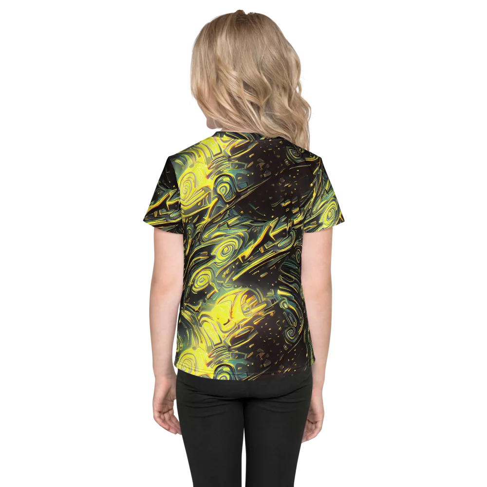 Eversen Whirl on Kids Crew Neck T-Shirt — Back