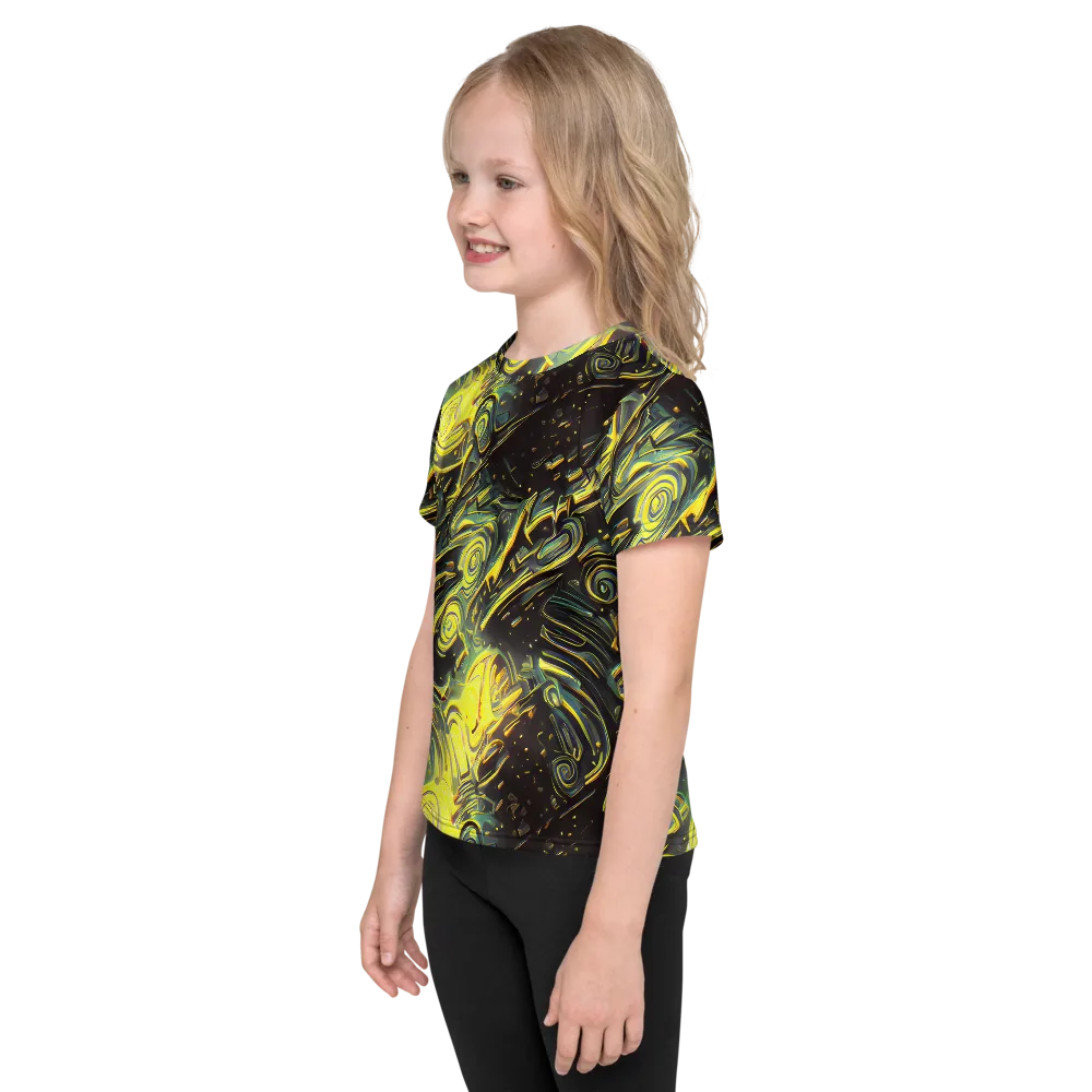 Eversen Whirl on Kids Crew Neck T-Shirt — Left
