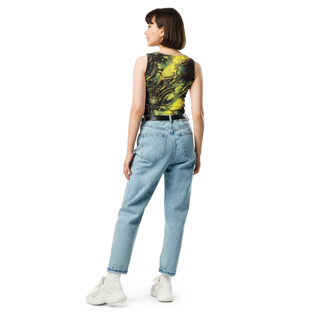 Eversen Whirl on Crop Top — Back