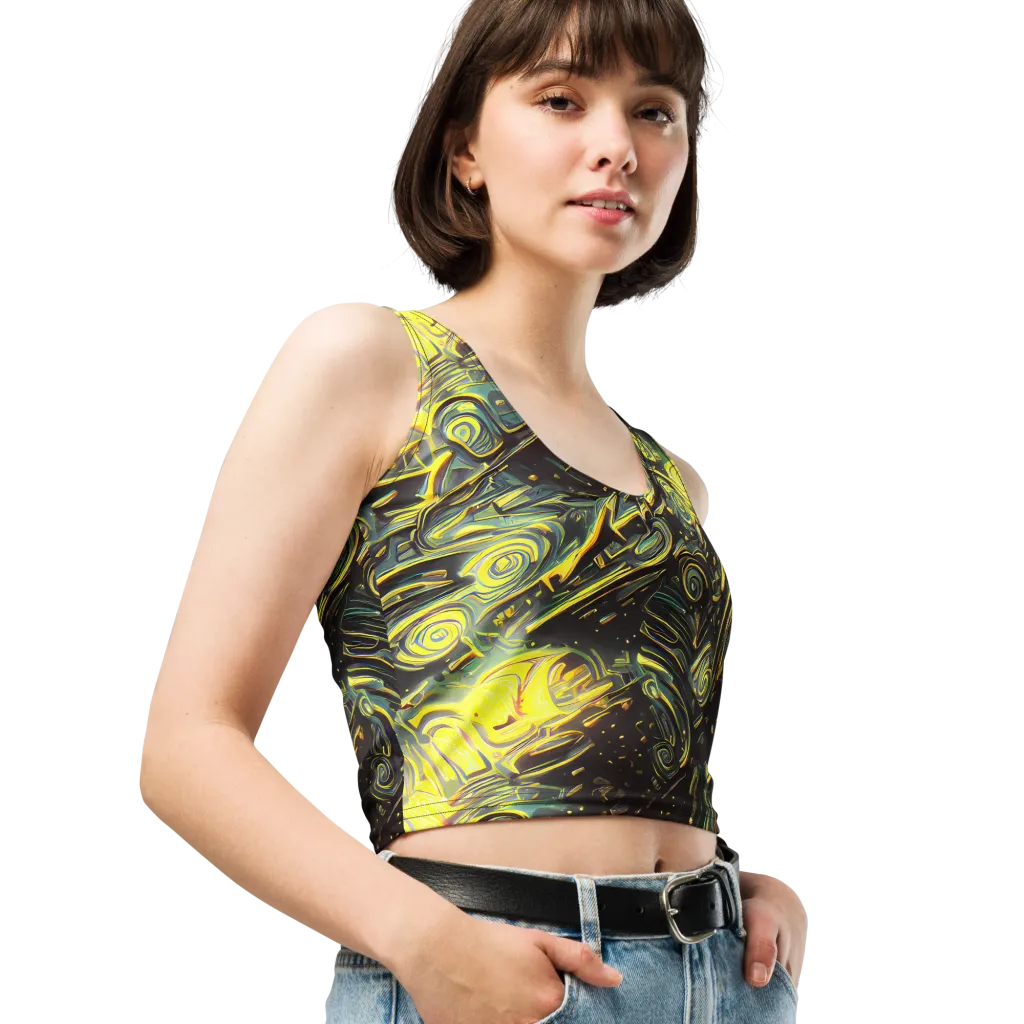 Eversen Whirl on Crop Top — Right Front