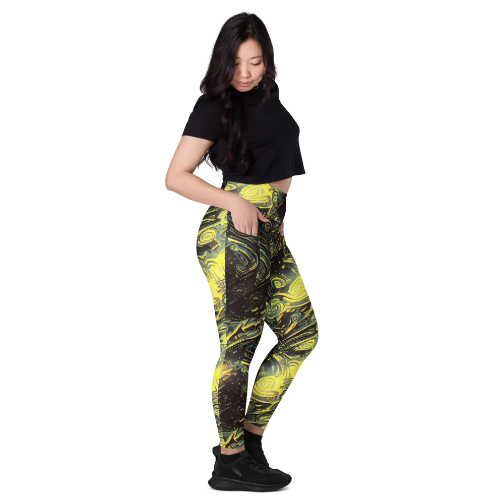Eversen Whirl on Leggings with Pockets — Right