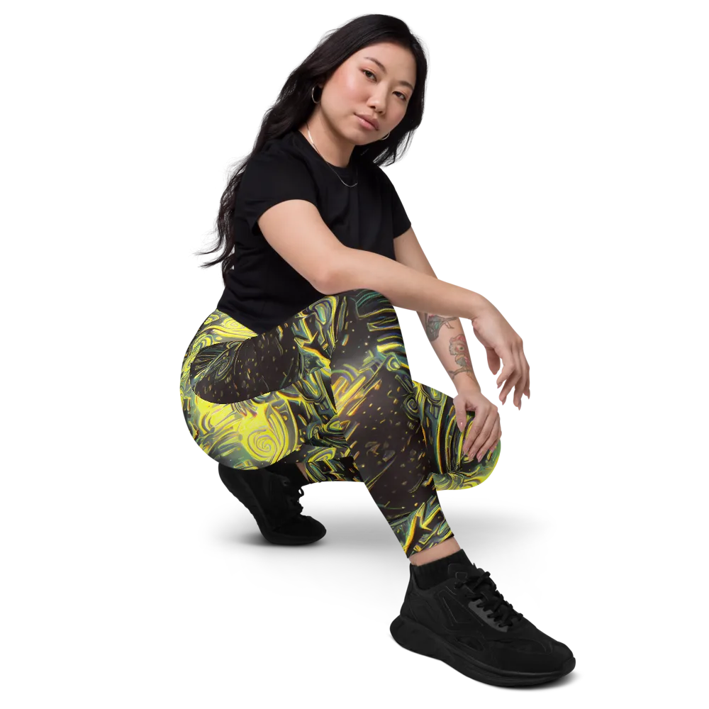 Eversen Whirl on Leggings with Pockets — Right Front