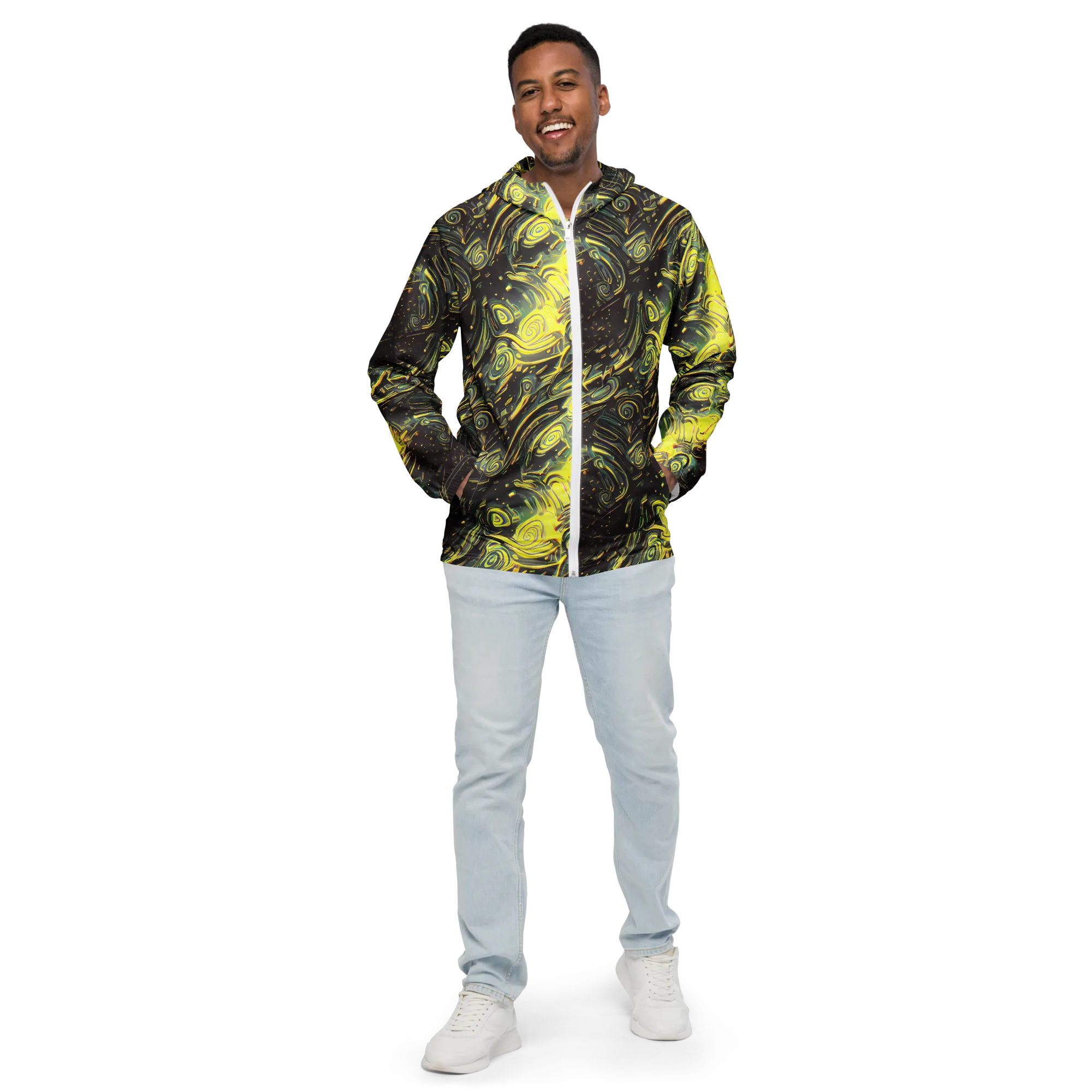 Eversen Whirl on Men's Windbreaker — Front