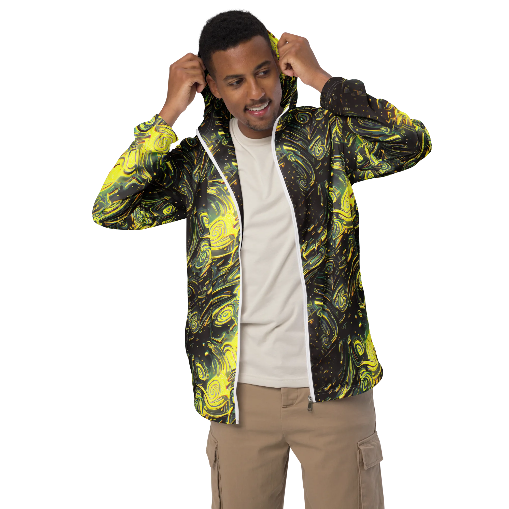 Eversen Whirl on Men's Windbreaker — Front