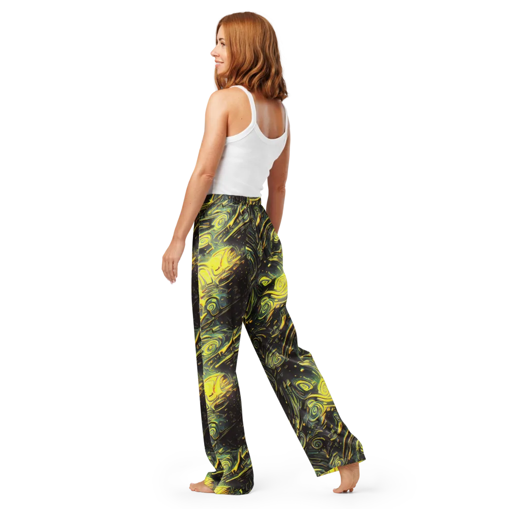 Eversen Whirl on Women's Pajama Pants — Back
