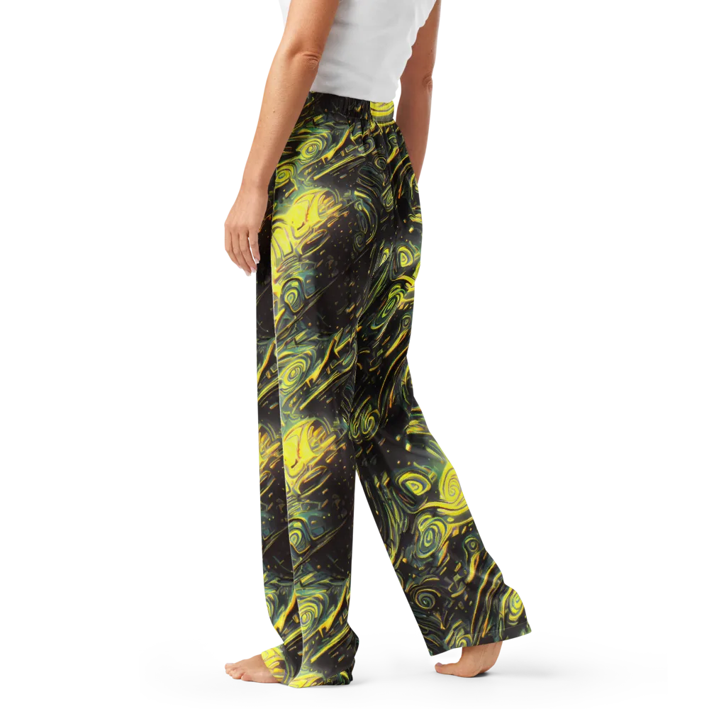 Eversen Whirl on Women's Pajama Pants — Left