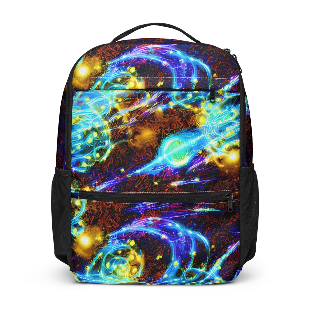 Neon Füssli on Utility Backpack — Front