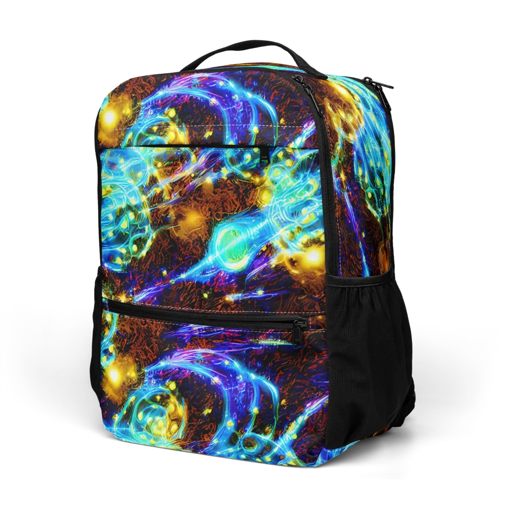 Neon Füssli on Utility Backpack — Left Front