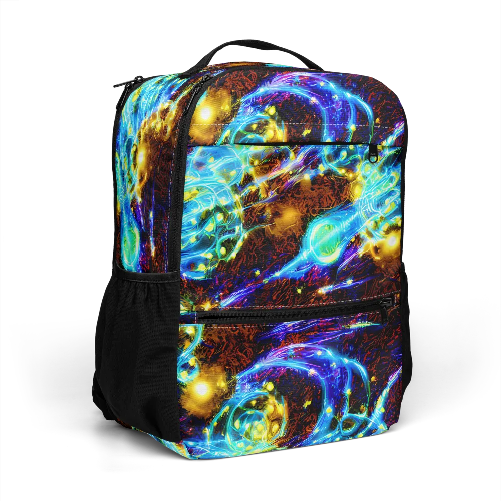 Neon Füssli on Utility Backpack — Right Front