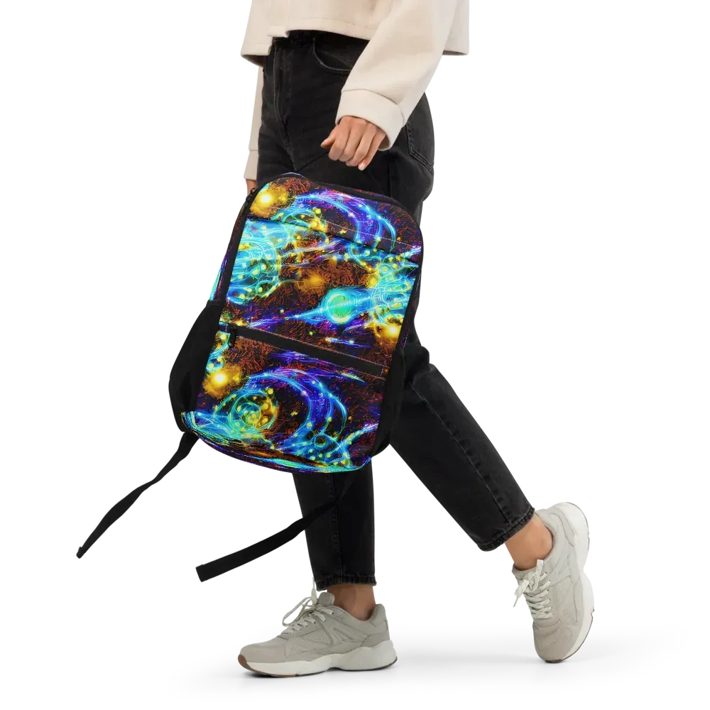 Neon Füssli on Utility Backpack — Front