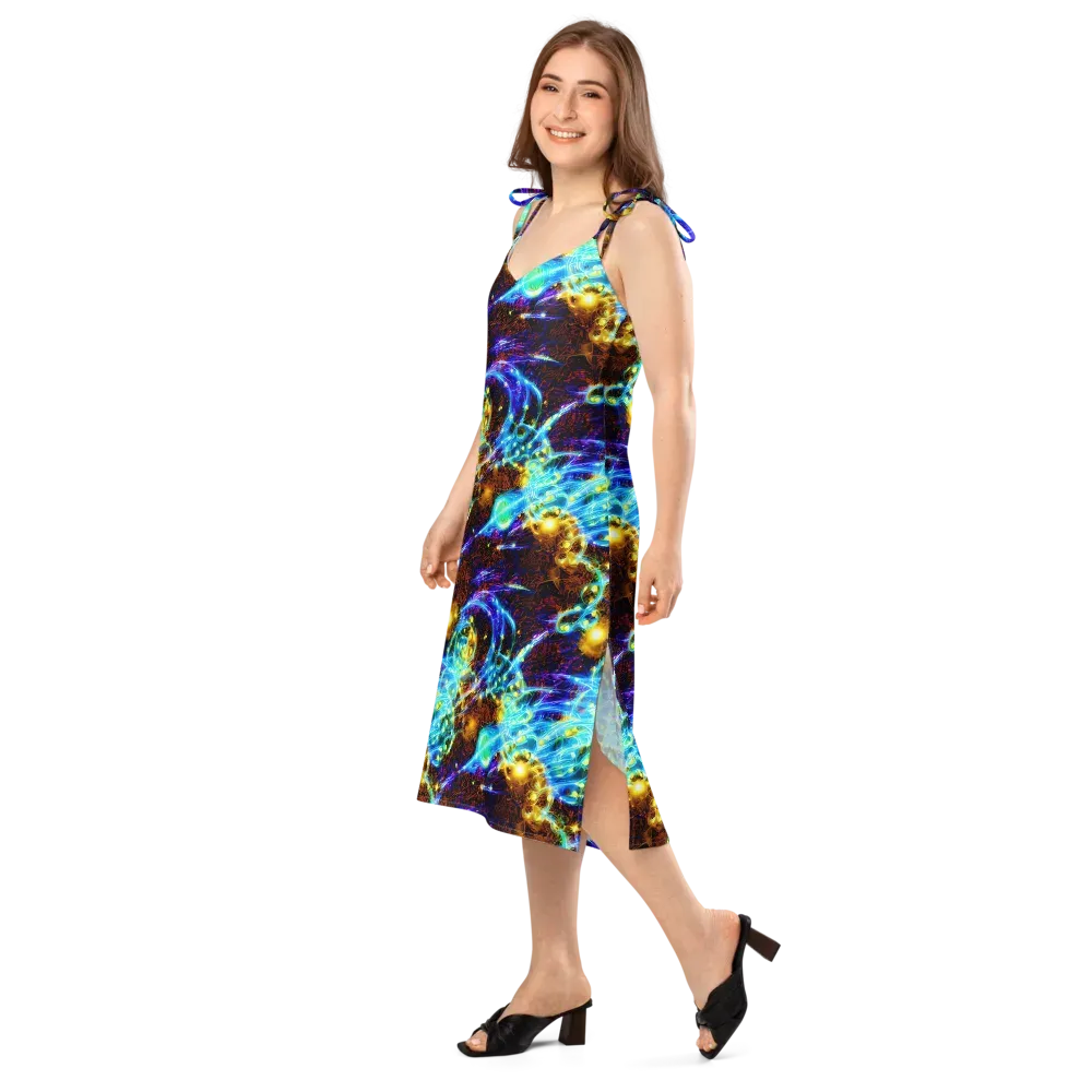 Neon Füssli on Slip Dress — Left Front