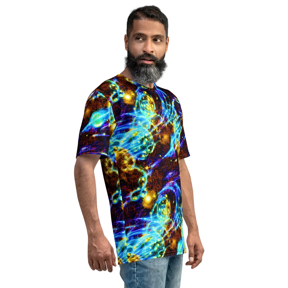 Neon Füssli on Men's Crew Neck T-Shirt — Right