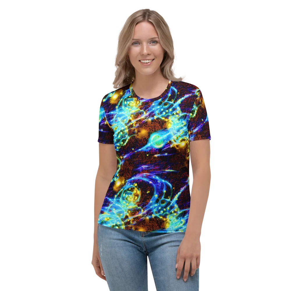 Neon Füssli on Women's Crew Neck T-Shirt — Front