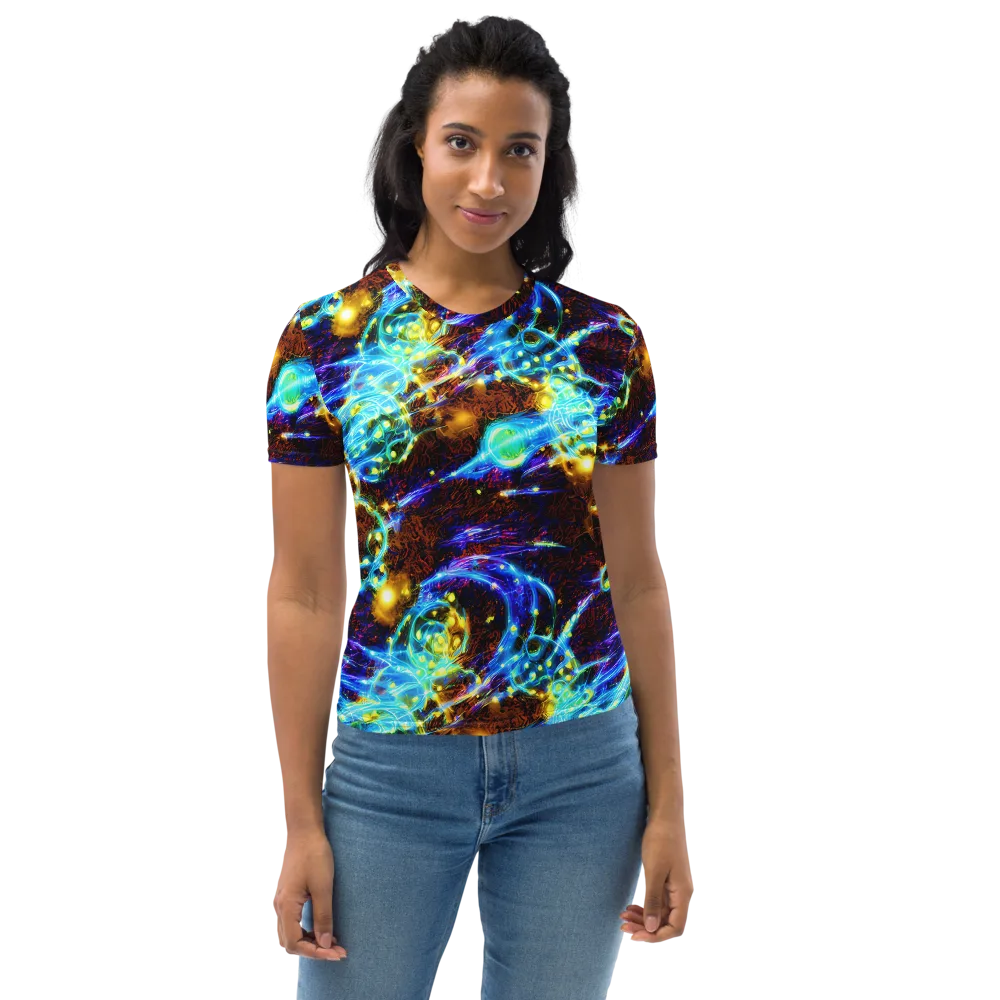 Neon Füssli on Women's Crew Neck T-Shirt — Front