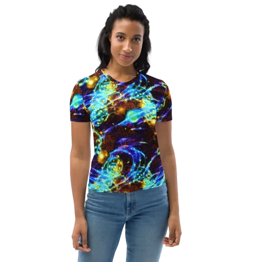 Neon Füssli on a Women's Crew Neck T-Shirt