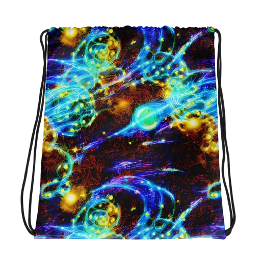 Neon Füssli on a Drawstring Bag