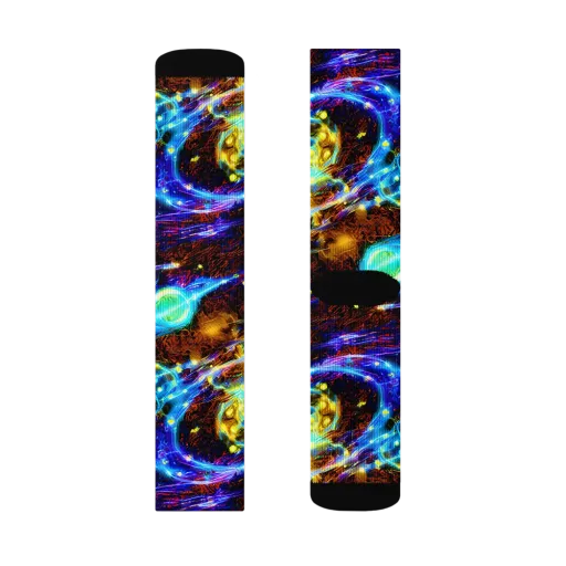 Neon Füssli on a Socks