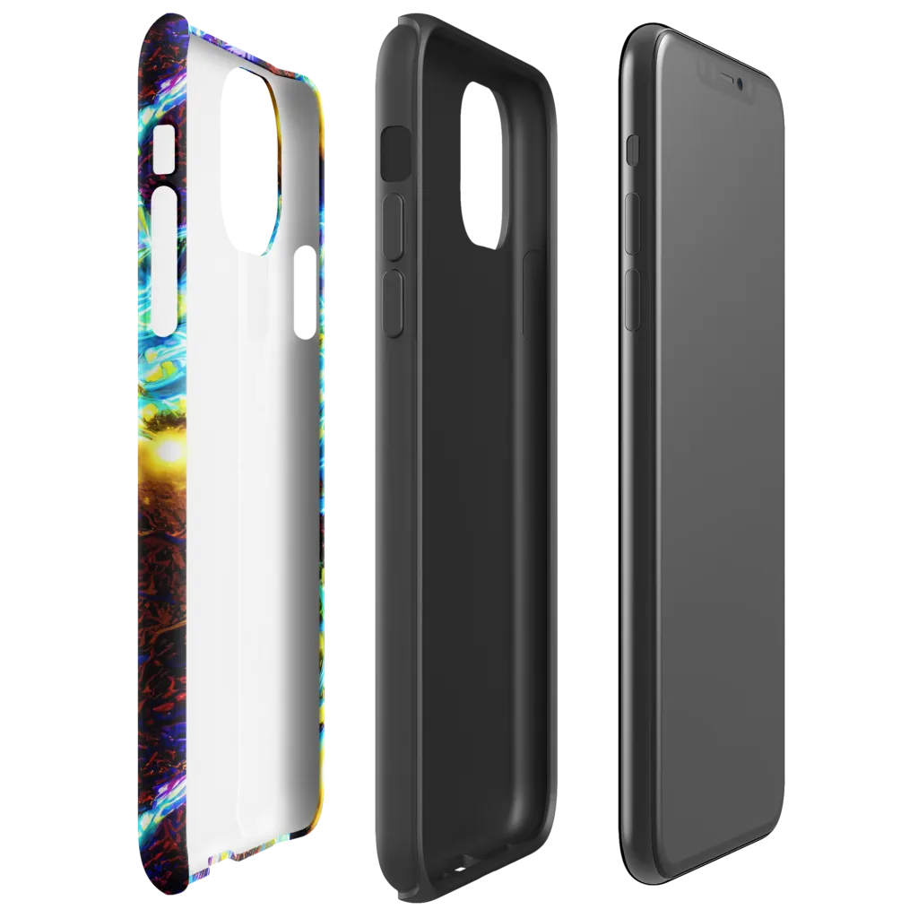 Neon Füssli on Tough Case for iPhone® — Right