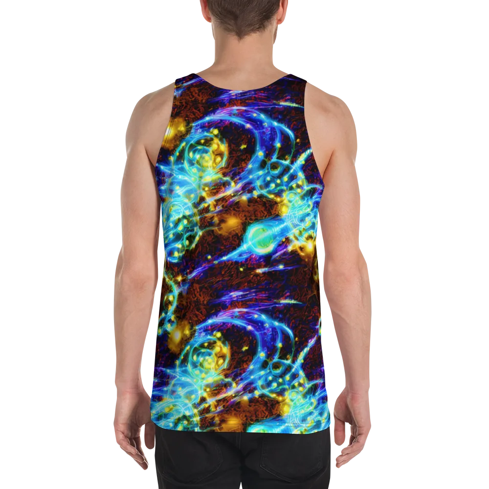 Neon Füssli on Men's Tank Top — Back