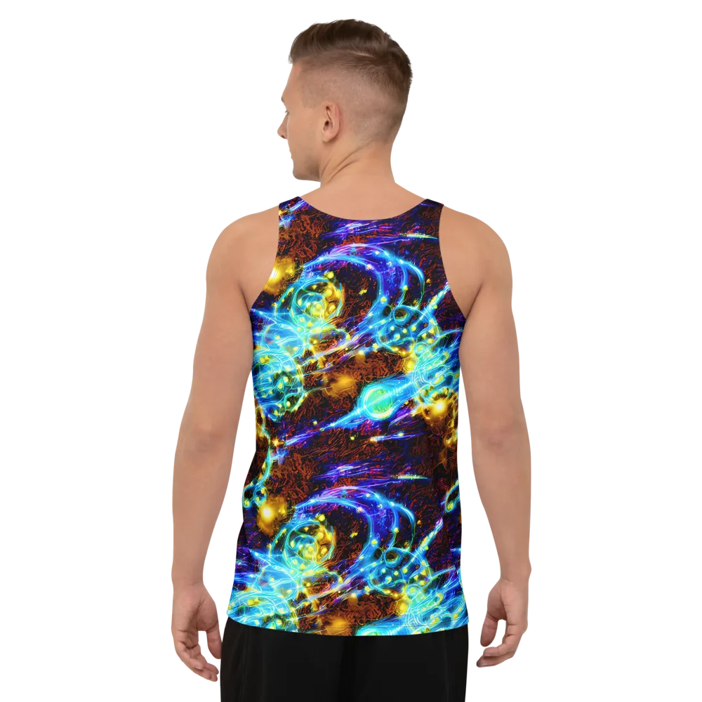 Neon Füssli on Men's Tank Top — Back