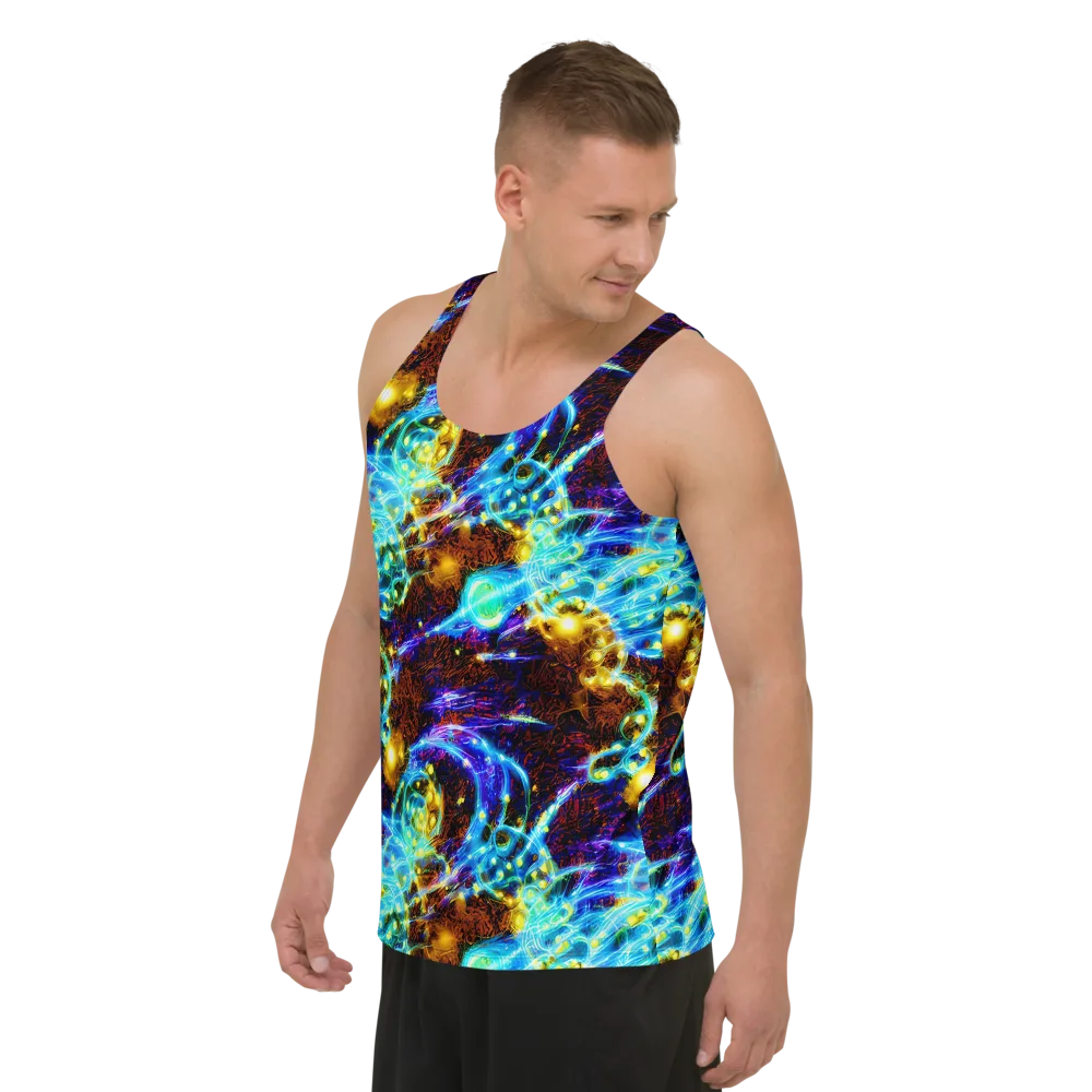 Neon Füssli on Men's Tank Top — Left Front