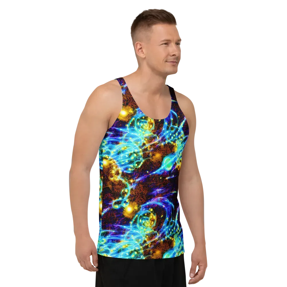 Neon Füssli on Men's Tank Top — Right Front