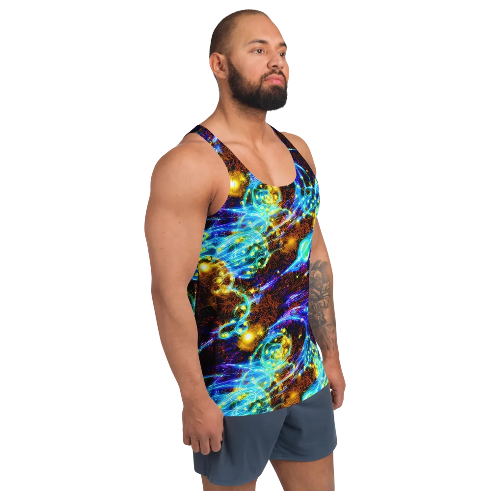 Neon Füssli on Men's Tank Top — Right Front