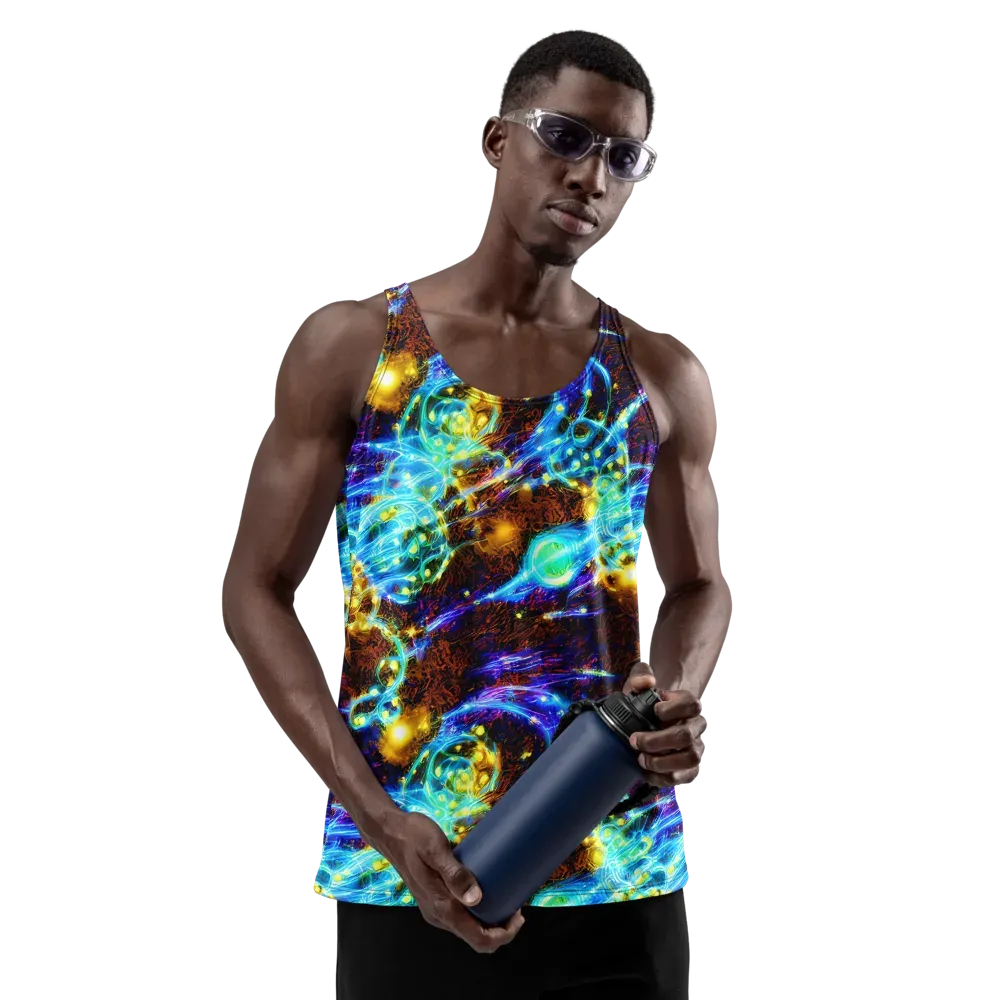 Neon Füssli on Men's Tank Top — Front