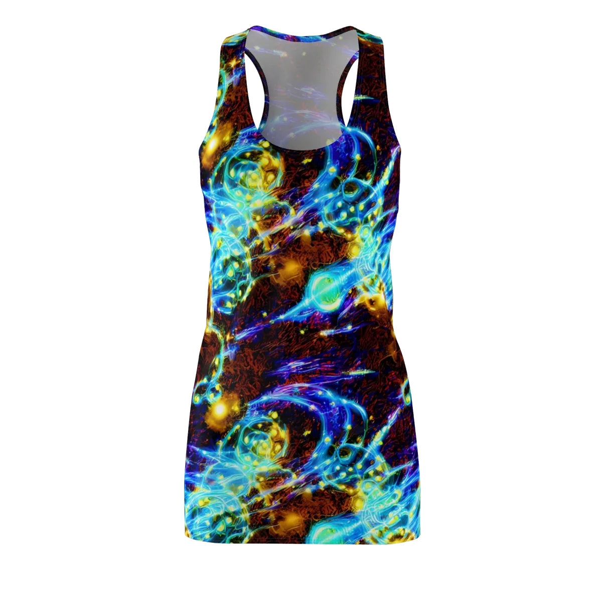 Neon Füssli on Racerback Dress — Front