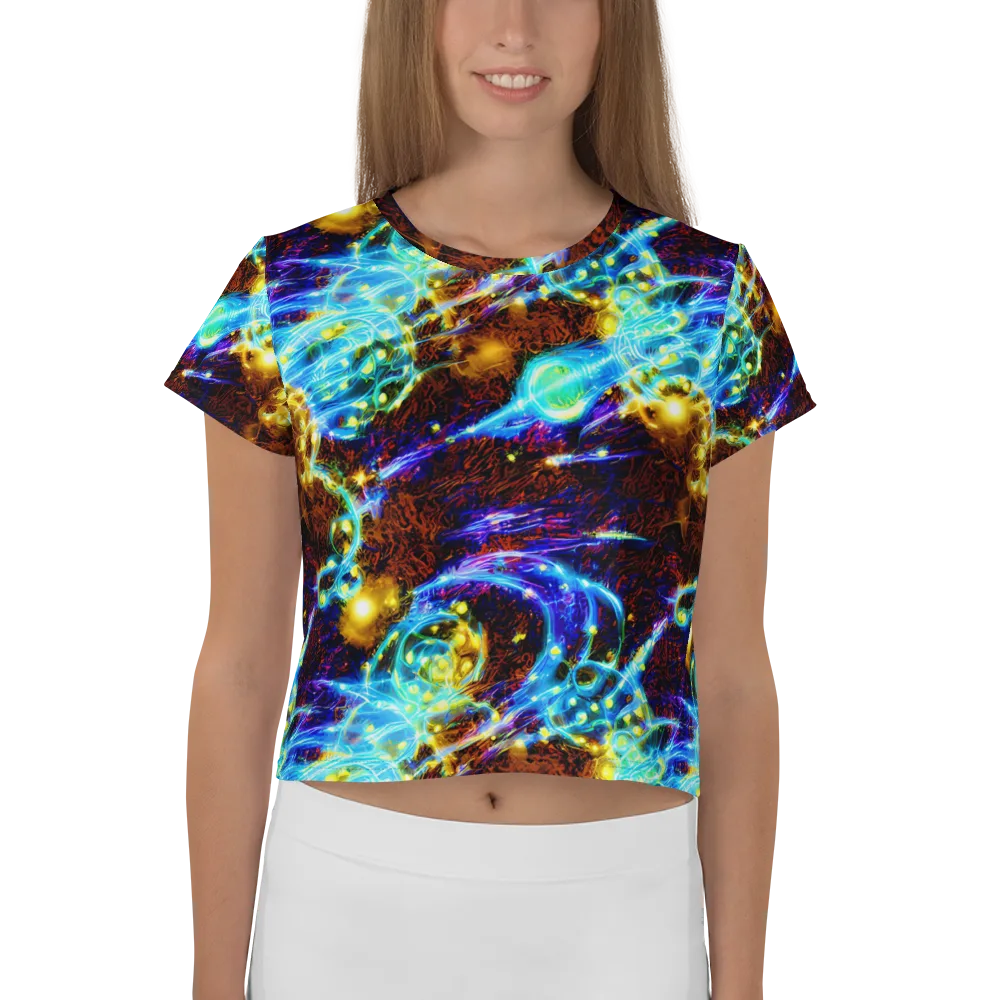 Neon Füssli on Crop Tee — Front