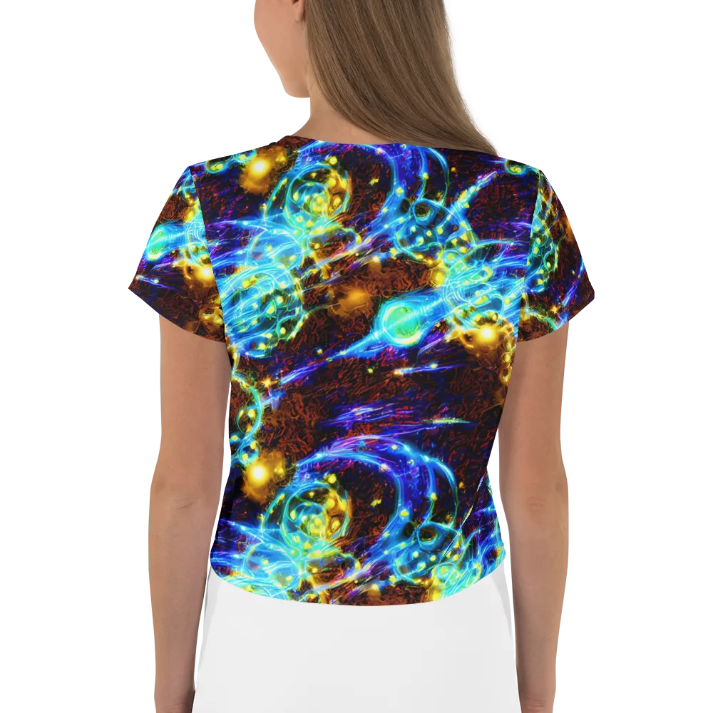 Neon Füssli on Crop Tee — Back