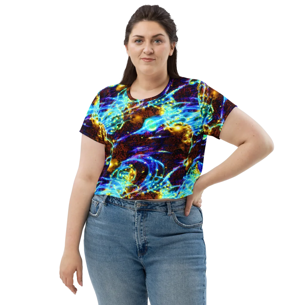 Neon Füssli on Crop Tee — Front