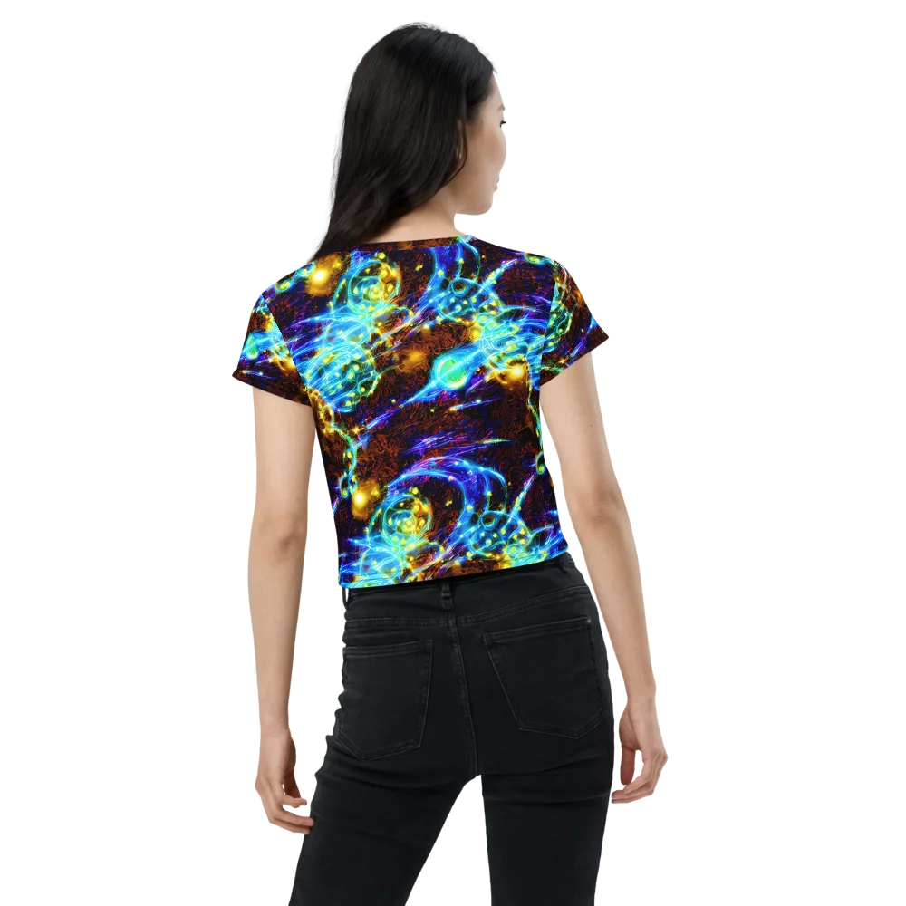 Neon Füssli on Crop Tee — Back