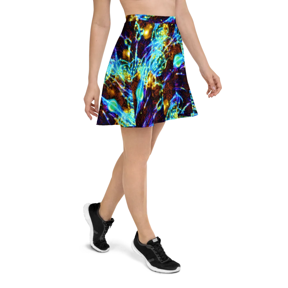 Neon Füssli on Skater Skirt — Right