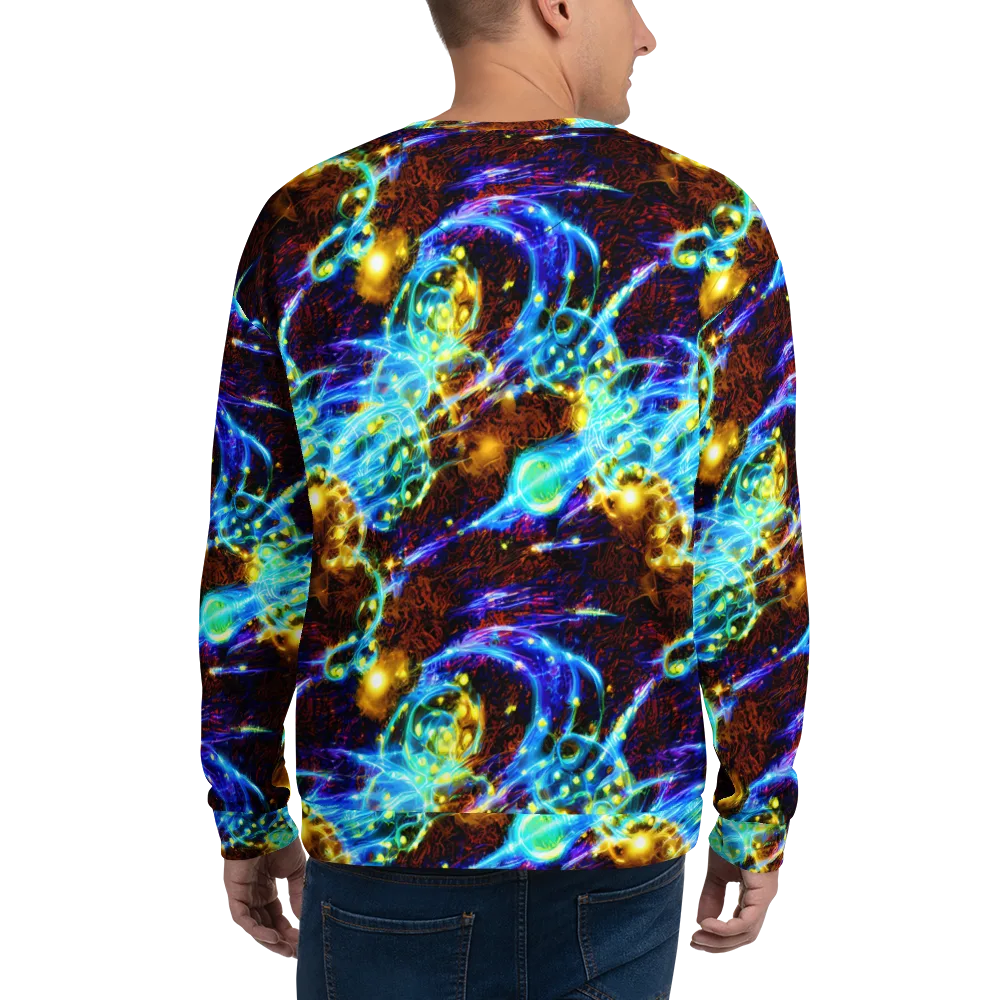 Neon Füssli on Sweatshirt — Back