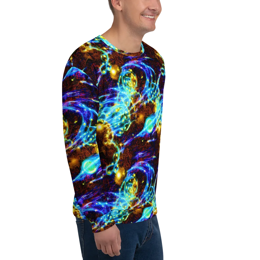 Neon Füssli on Sweatshirt — Right Front