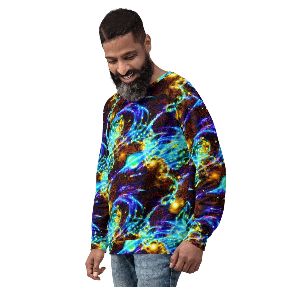 Neon Füssli on Sweatshirt — Left Front