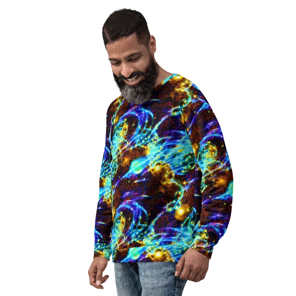 Neon Füssli on Sweatshirt — Left Front