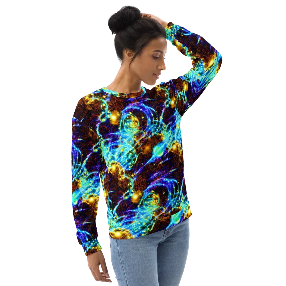 Neon Füssli on Sweatshirt — Right Front