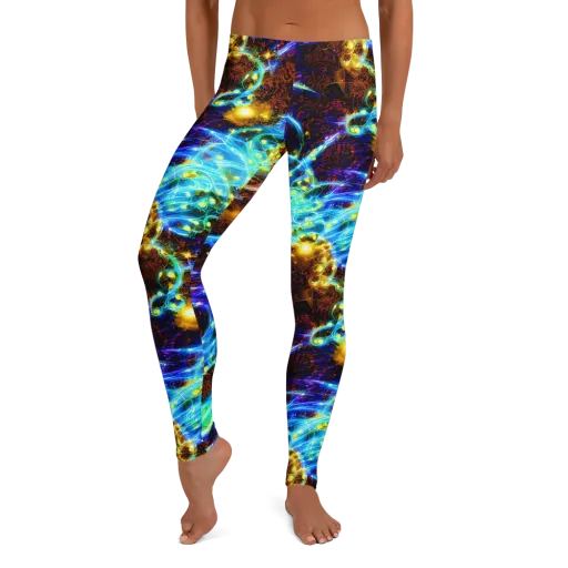 Neon Füssli on a Leggings