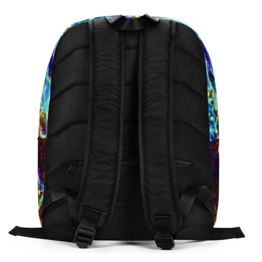 Neon Füssli on Minimalist Backpack — Back